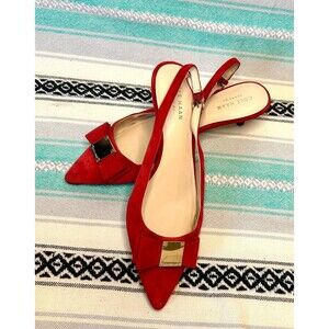 Cole Haan Women’s Talk How Slingback Pump Red Size 6B